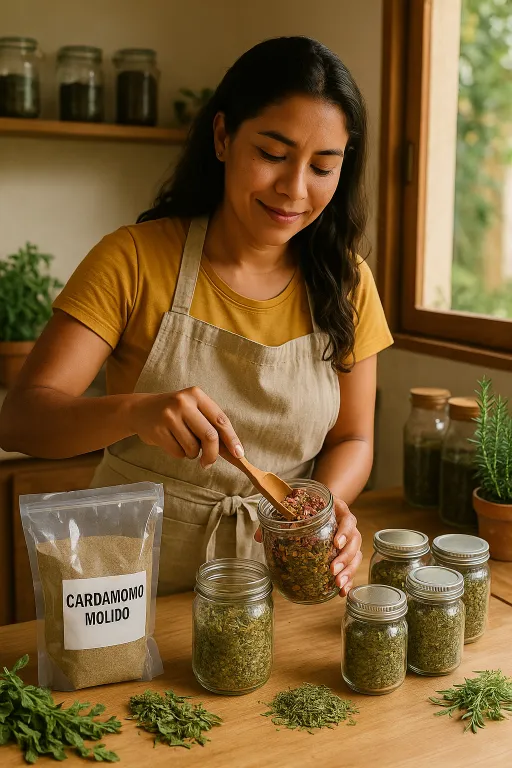 Cardamomo para el hogar