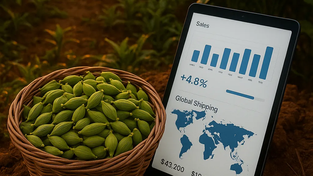 Negocio global del cardamomo