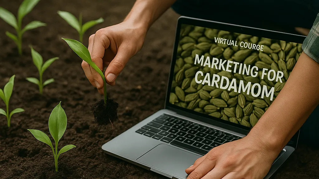 Curso virtual sobre marketing digital para la venta de cardamomo